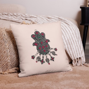 Berber Premium Pillow Case, light pink, bijoux kabyle, Algeria, Algerie