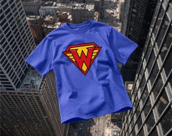 Super Hero Wonder Winner Graphic T-Shirt, Superhero Cotton Tee, Retro Comic Style Shirt, Vibrant DTFLEX Print