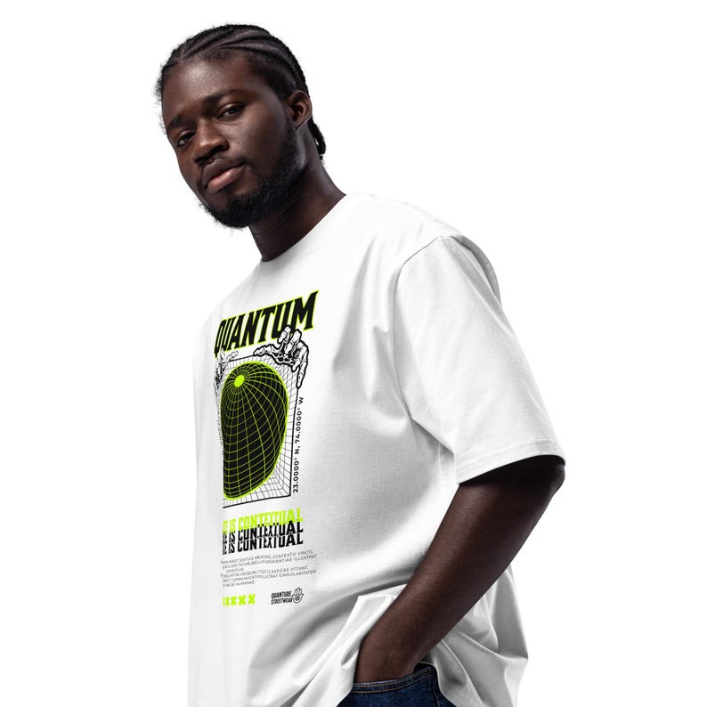 Quantum Contextuality Oversized heavyweight t-shirt, Physics, Science