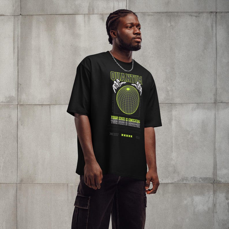 Quantum Contextuality Oversized heavyweight t-shirt, Physics, Science