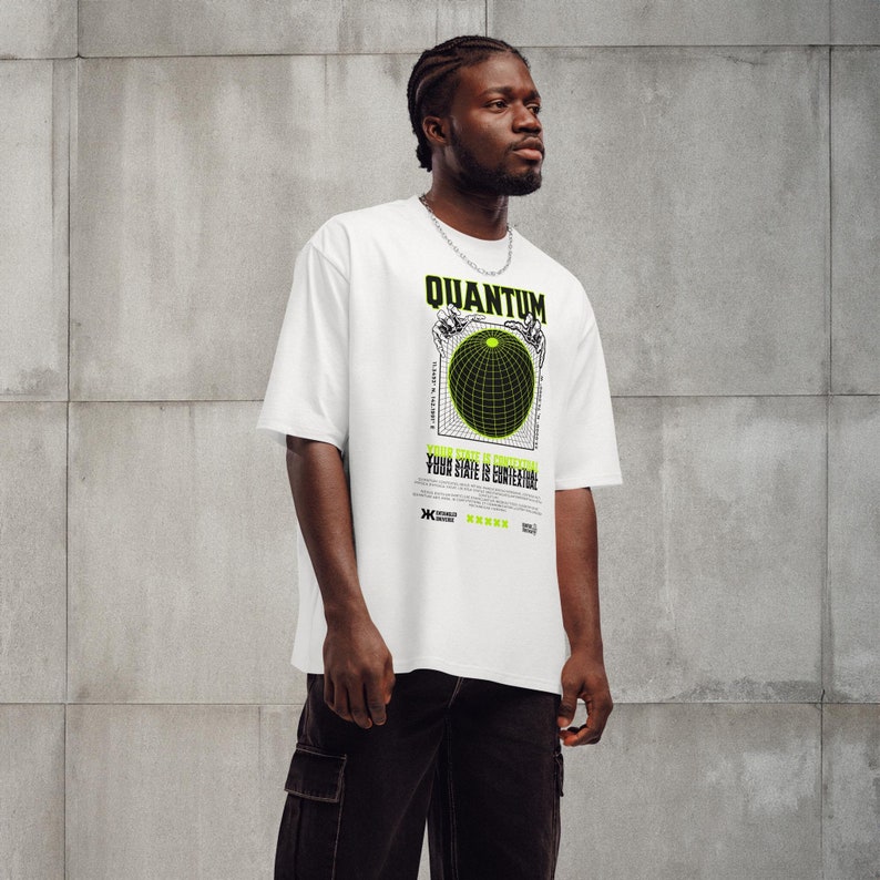 Quantum Contextuality Oversized heavyweight t-shirt, Physics, Science