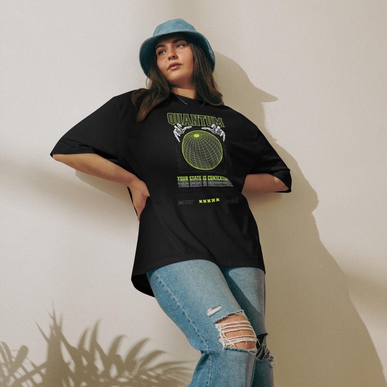 Quantum Contextuality Oversized heavyweight t-shirt, Physics, Science