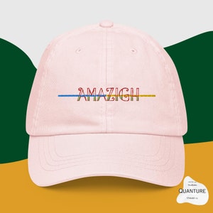 Amazigh embroidery Pastel baseball hat