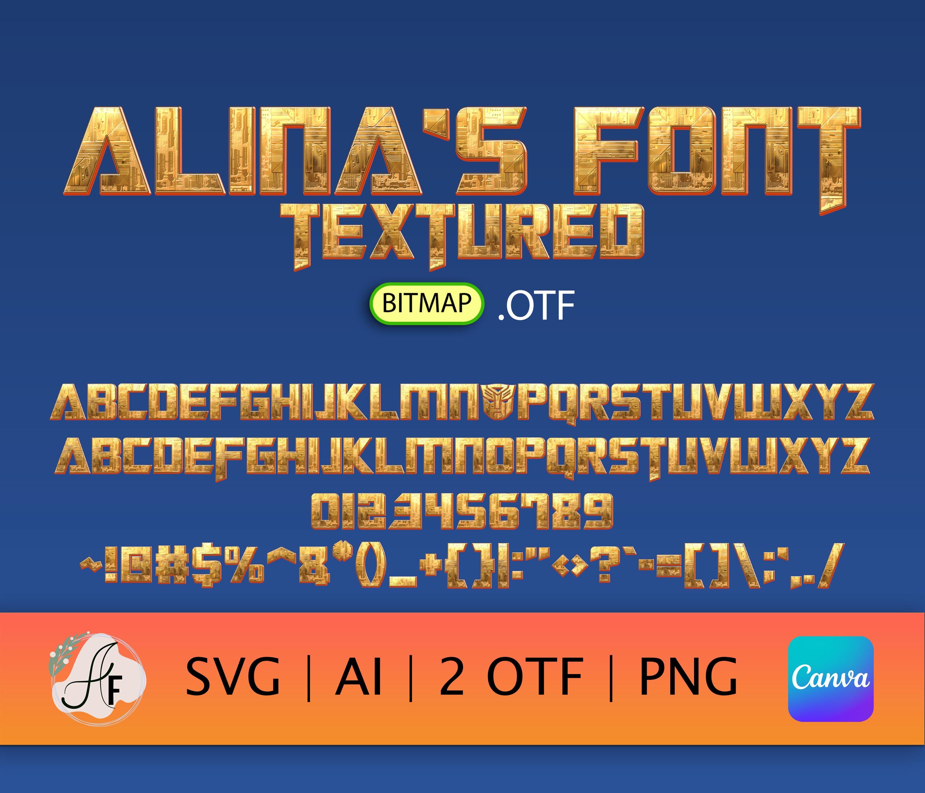 Cybertron Color Font (Sci-Fi Robot Typeface OTF, SVG, PNG)