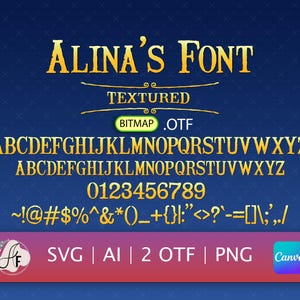 Enchanted Princess Color Font (Dreamland Adventures OTF, SVG, PNG)