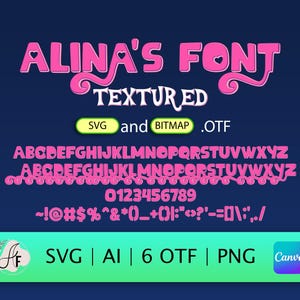 Magical Spectrum Color Font (Rainbow Unicorn Script OTF, SVG, PNG)
