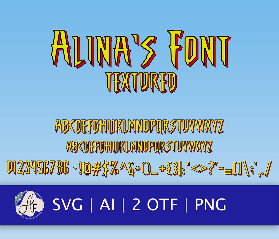 slinger Texture Bundle Font Spider Font Hero Font spiderman