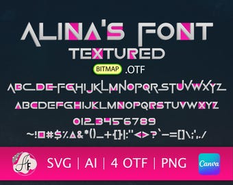 Squid Adventure Bundle Font | Inkplay Challenge Font | SVG AI PNG | Calamari Challenge Font | Squid Challenge Typo | Game Font | Instant D
