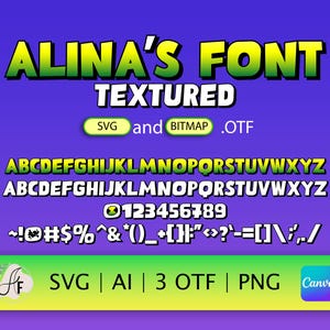 Alien Hero Color Font (Galactic Typeface OTF, SVG, PNG)