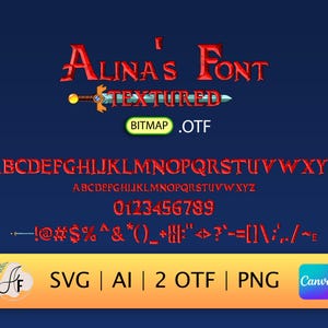 Animated Journey Font | Mythic Quest Display Typeface | Playful Expedition Letters | SVG | AI | OTF | Enchanted Voyage Typo | Instant Downlo