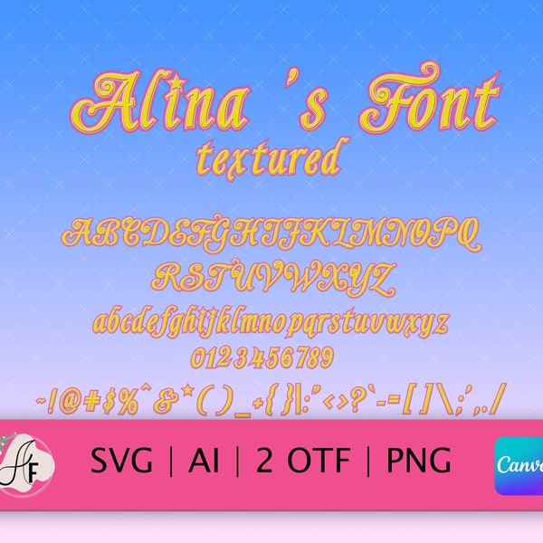 Sailor Girl Font | Girl Invitation Font | Moon Font and Alphabet | Sailor font | SVG | AI | OTF | Instant Download