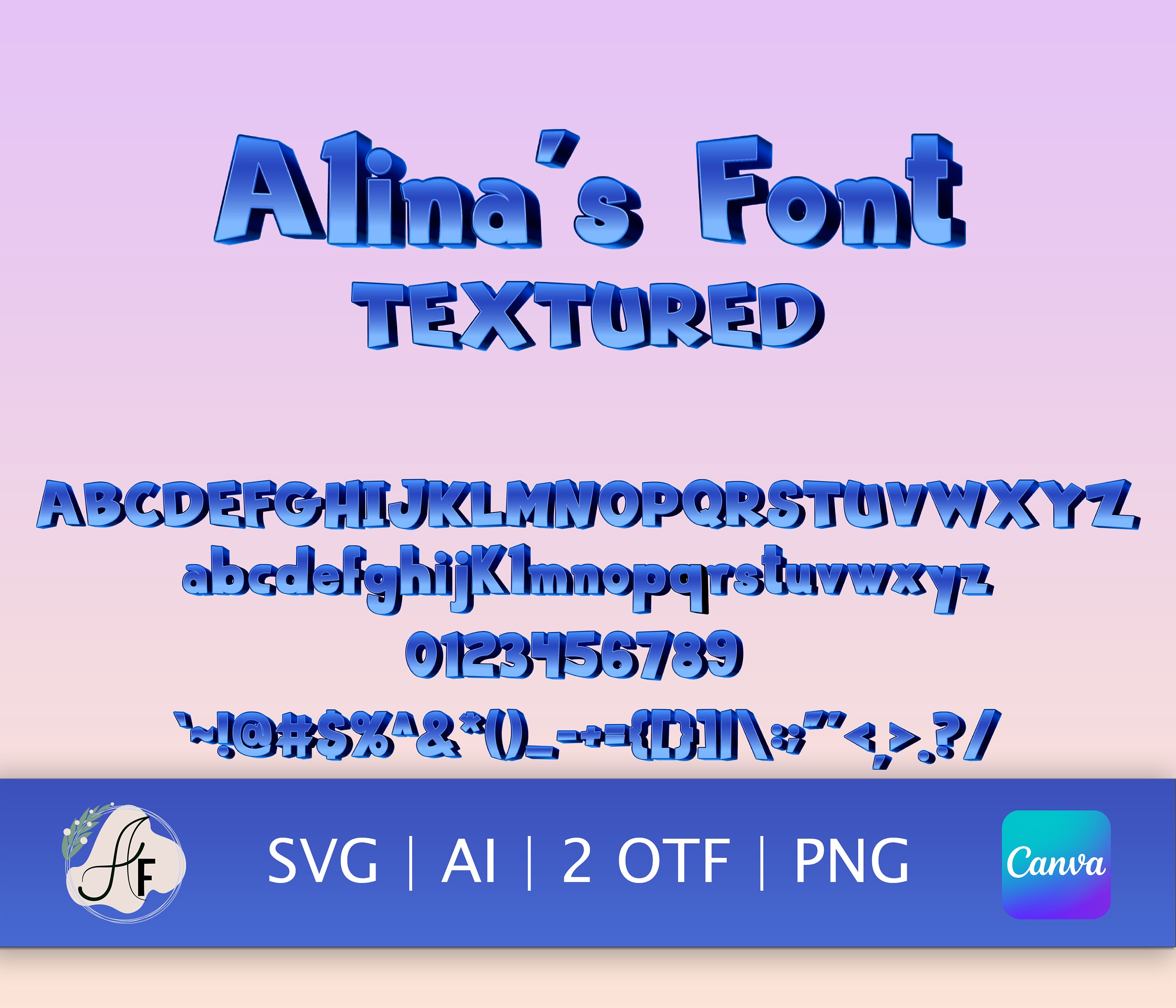 Smurf Font Etsy Singapore