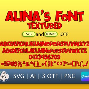 Fonte Sailor Man | Tipo de letra Cartoon Hero | Script de desenho animado clássico | SVG OTF PNG | Fonte de animação retrô | Fonte Captain Spinach | Download instantâneo