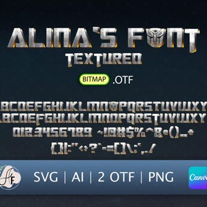 Carattere Cyberbot Color (carattere futuristico per robot OTF, SVG, PNG)