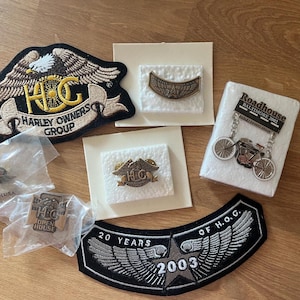 ハーレーダビッドソンHarley-Davidson HOG メンバー小物１２点 Harley owners group - Etsy 日本