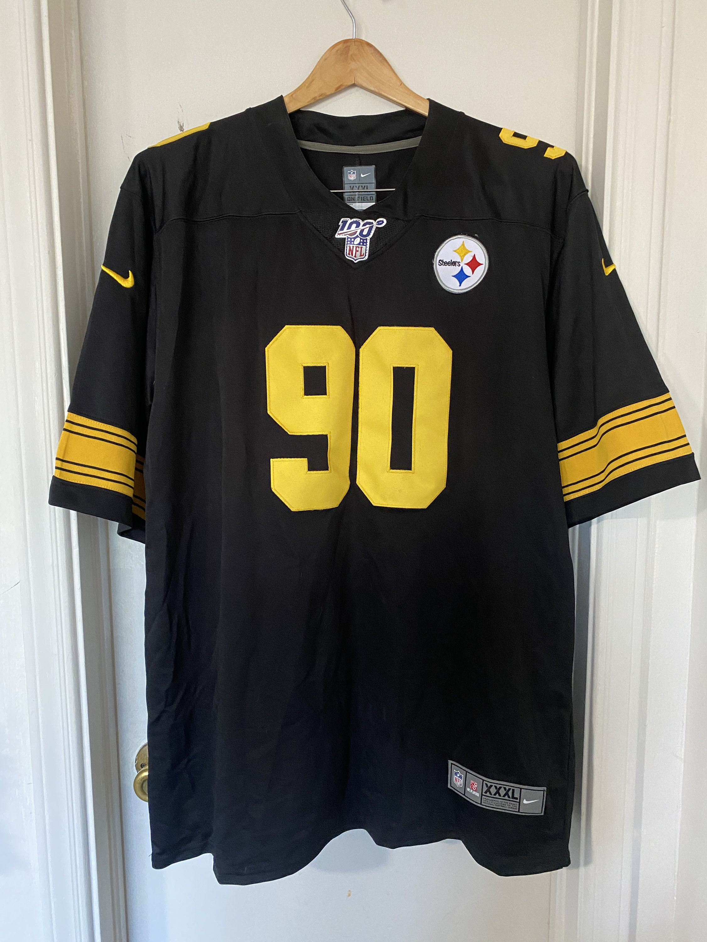 Pittsburgh Steelers TJ WATT Stitched Color Rush Jersey XL DMR