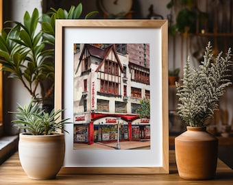 Premium Art Print | Zabar's | Upper West Side | Deli | NYC Illustration | Storefront | Drawing | Home Decor | Wall Art | Housewarming Gifts