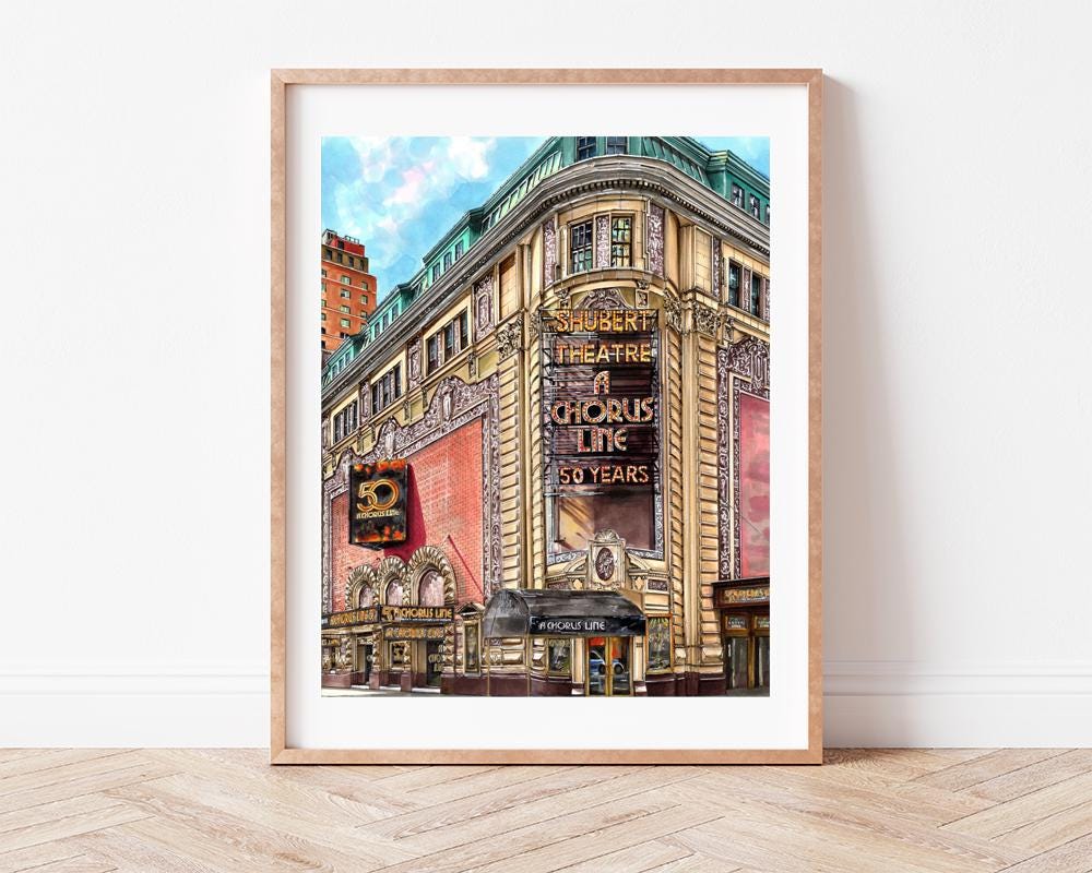Premium Art Print | Shubert Theatre | A Chorus Line | 50th