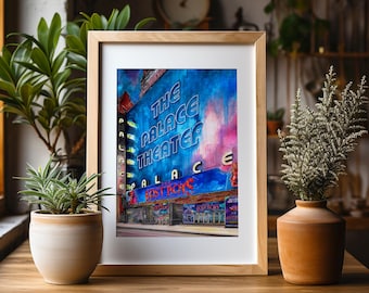Premium Art Print | The Lost Boys | Palace Theatre | Broadway Musical | Times Square | NYC Illustration | Storefront | Gift Idea | Marquee