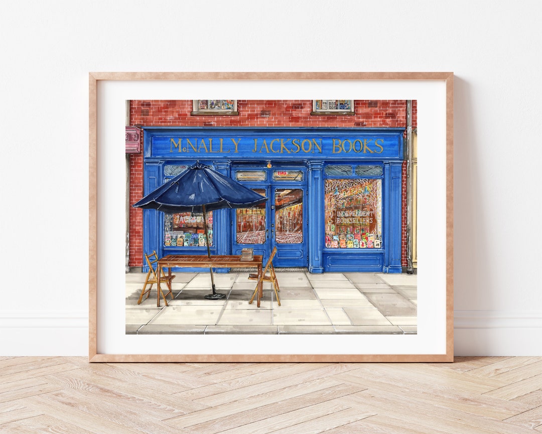 Premium Art Print Mcnally Jackson Independent Bookstore Illustration