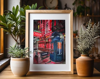 Premium Art Print | Carbone | Italian Restaurant | Greenwich Village | Illustration | NYC Storefront | Home Decor | Wall Art | Gifts