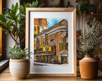 Premium Art Print | Broadhurst Theatre | Cats: the Jellicle Ball |  Broadway Musical | NYC Illustration | Storefront Drawing | Gift Idea