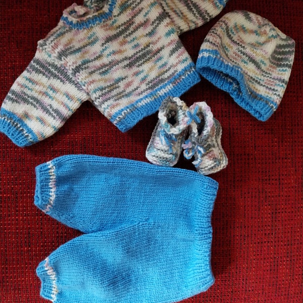 Puppenset gestrickt