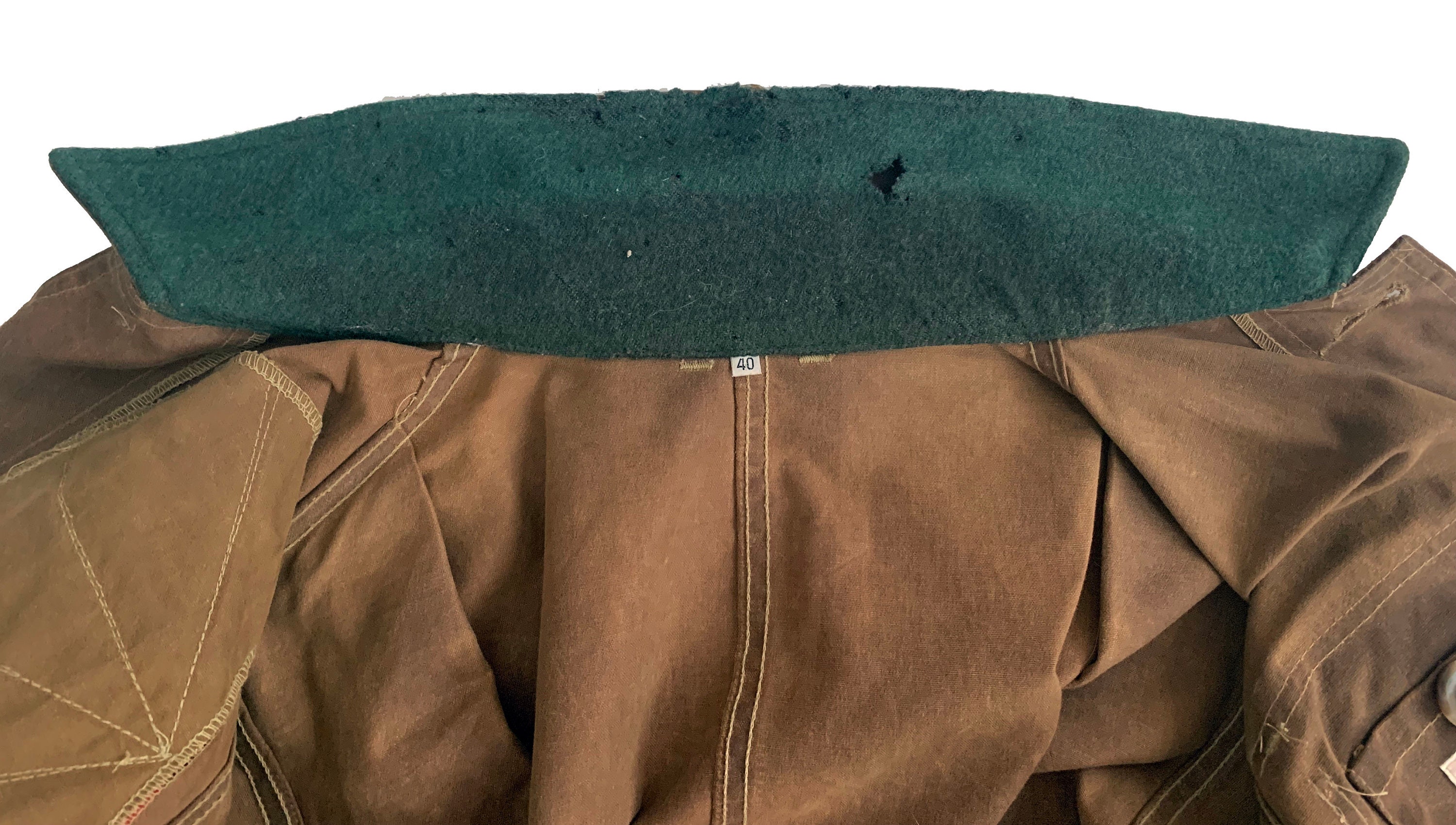 Vintage Filson Waxed Work Wear Hunting Jacket Tan XL