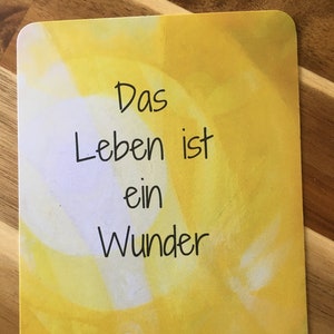 Postcard &quot;Life is a miracle&quot;