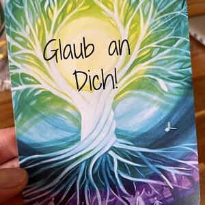Postkarte "Glaub an Dich!"