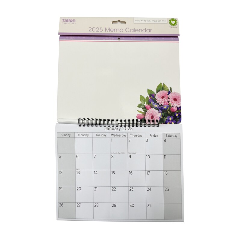 2025 Wall Hanging Calendar Monthly Planner Memo Board With Write on ...