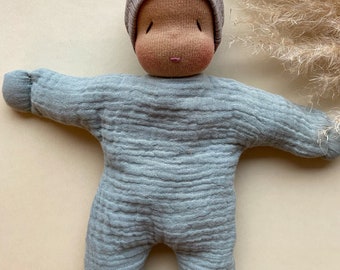 cuddly boy Noah | Cuddly blanket boy | rag doll | Waldorf style doll | Doll for boys