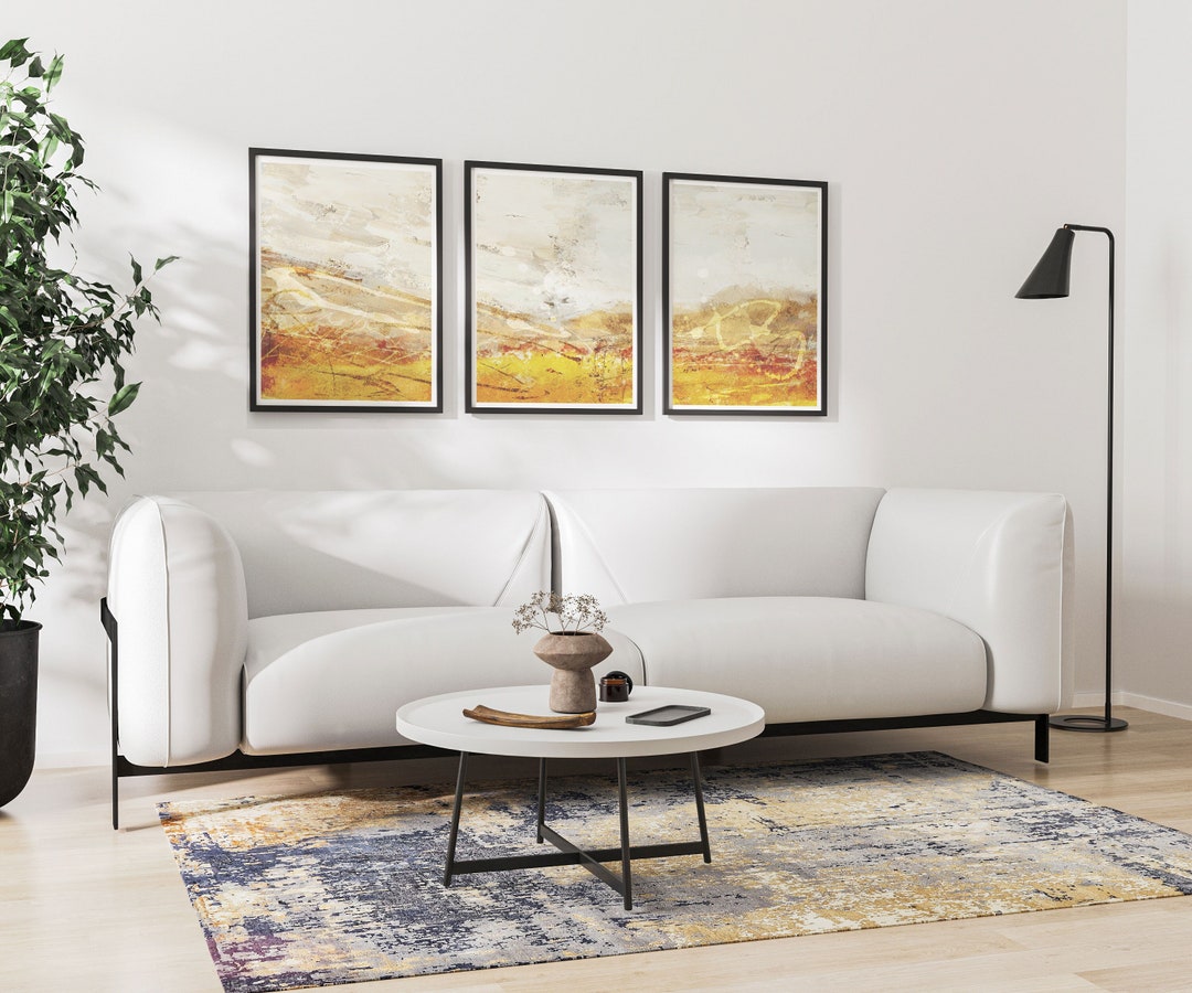 Minimalist Neutral Abstract Printable Wall Art Set of 3, Japandi Wall ...