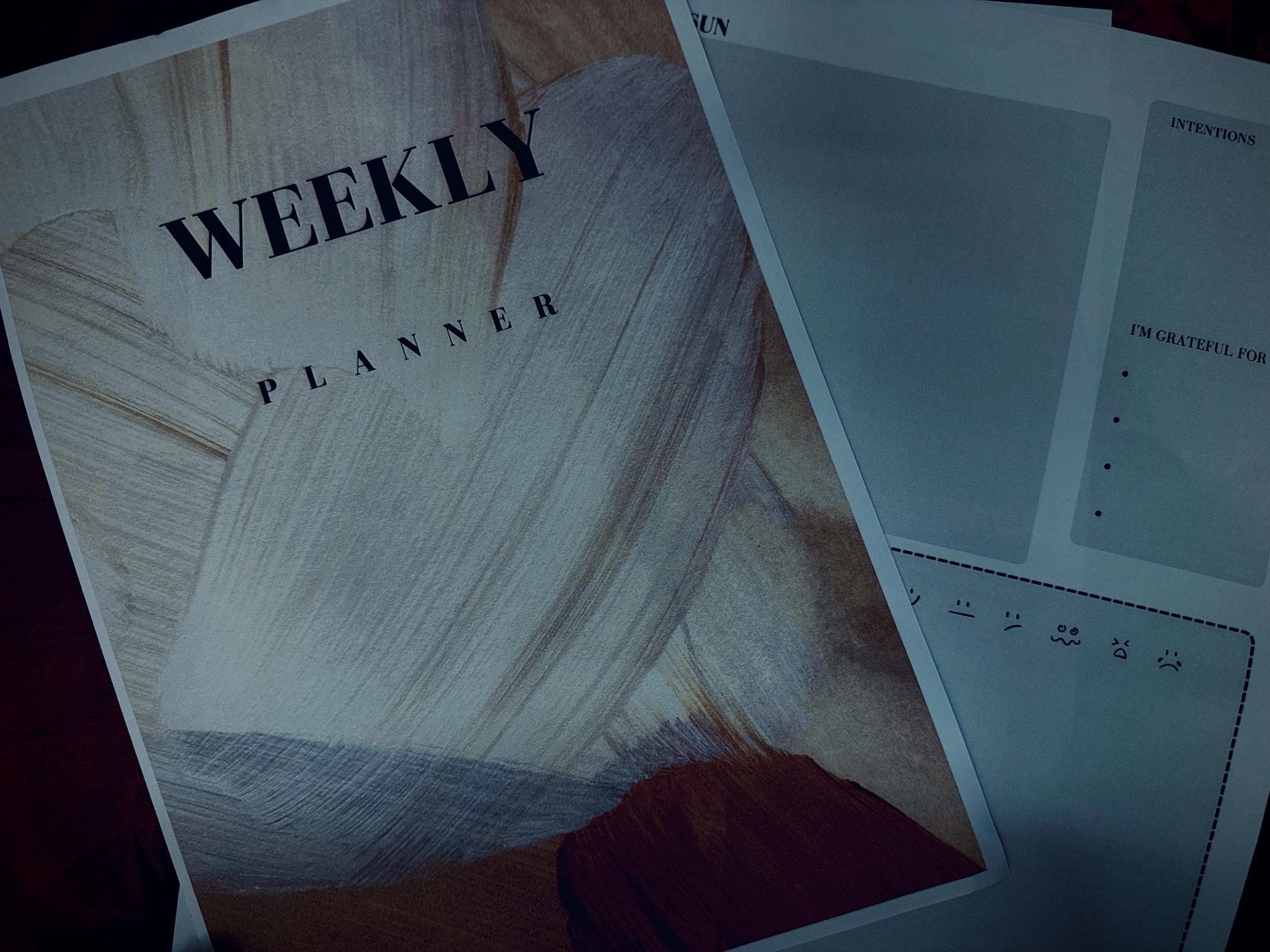 Weekly Planner Printable, A4 A5 US Letter PDF, Undated Weekly Schedule ...