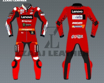 Francesco "Pecco" Bagnaia 2023 one piece motorbike leather racing suit