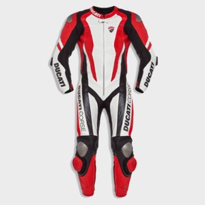 Ducati Corse 1 one piece motorbike leather racing suit