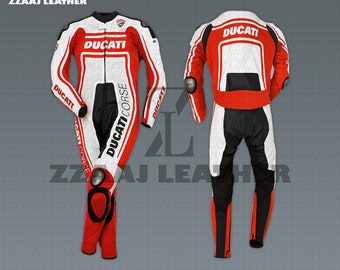 Ducati Corse 1 leren racepak uit één stuk