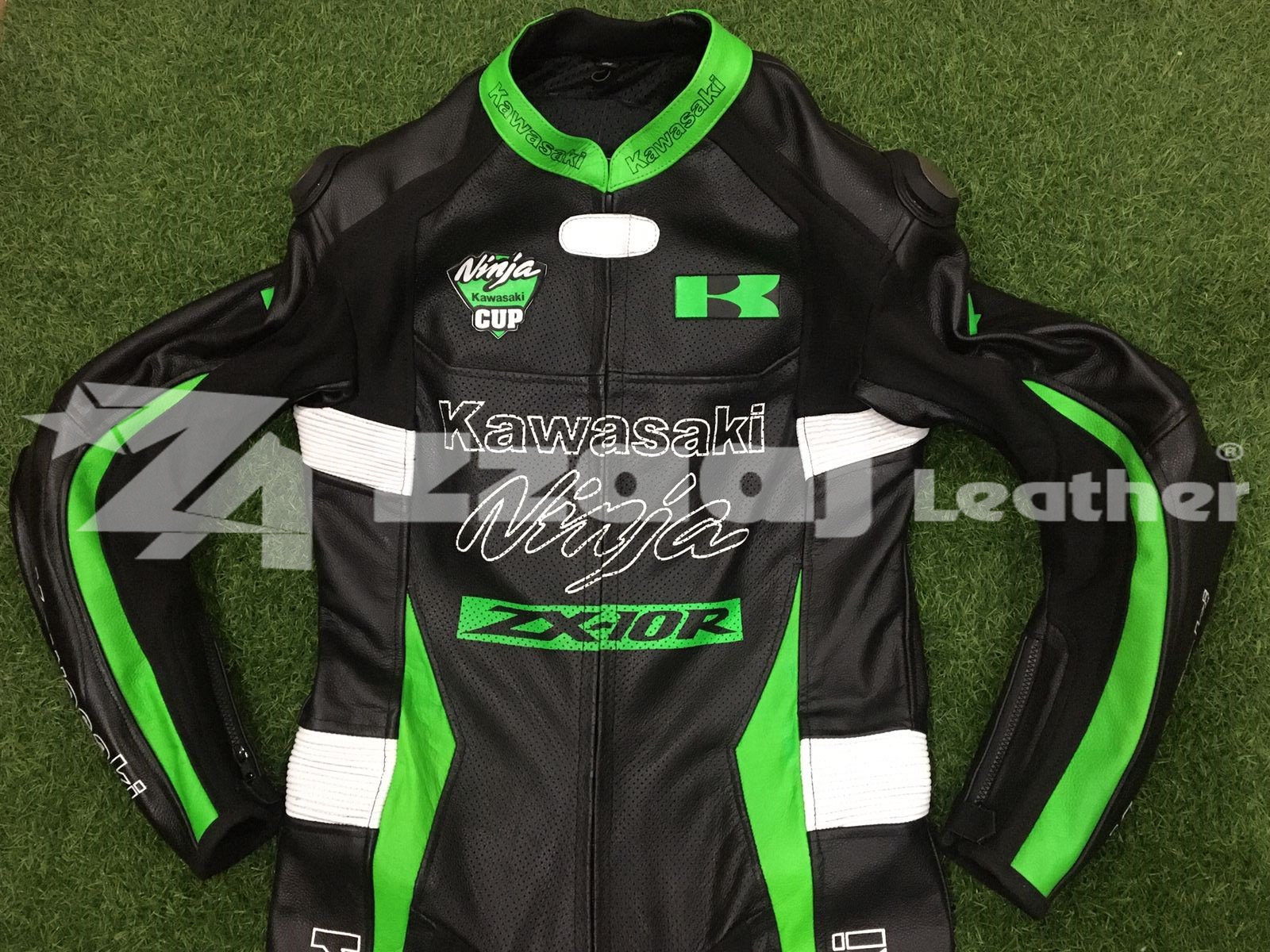 Kawasaki Ninja One Piece Motorbike Leather Racing Suit - Etsy