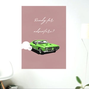 Ready for adventure poster digital print