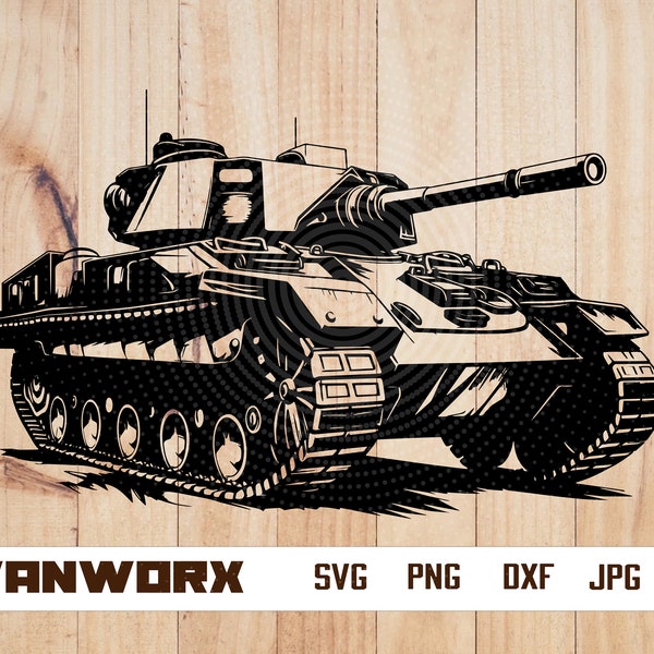 War Tank Svg | Military Vehicle Clipart | Army Tank Cut File | War Ship Stencil | Battle Tank clipart | Armored Vehicle Dxf | Tank svg