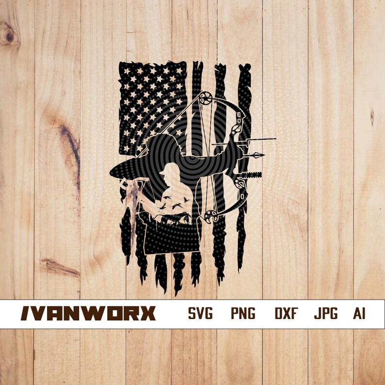 US Hunter Scene Svg Hunter Svg Hunting Scene Png Hunting Scene Dxf ...