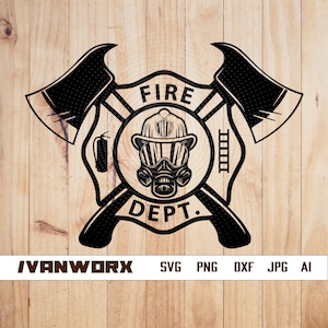 Fire Department SVG | Firefighter svg | Fireman svg | Firefighter svg | American Firefighter svg | Fireman svg | Cricut Files | Png