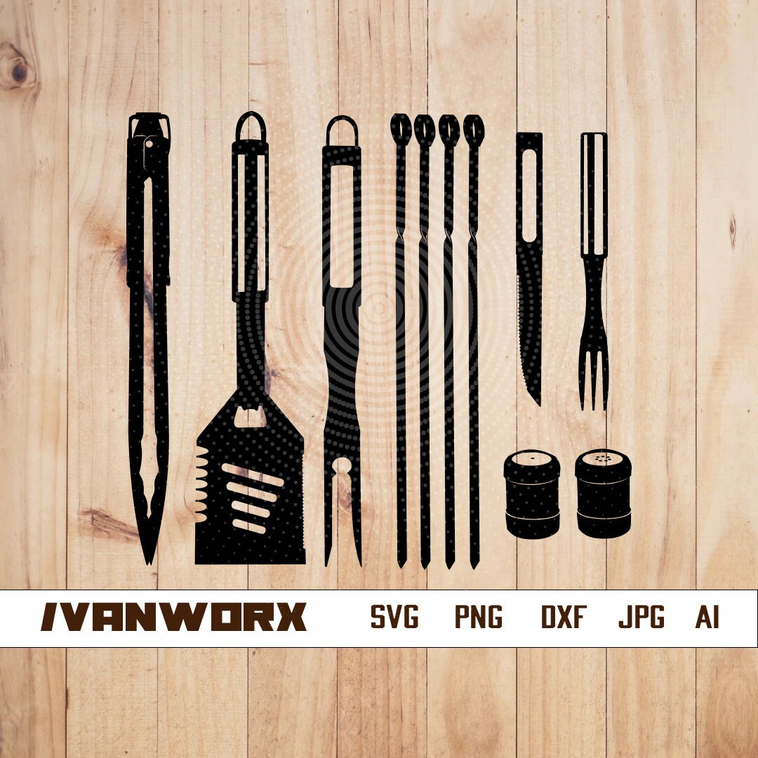 Grill Tools Svg Kitchen Tools Png Kitchentools Cut File Kitchen Tools