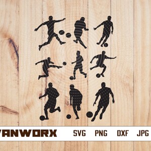 Soccer Player Bundle svg | Soccer svg | Soccer Shirt svg | Soccer Clipart | Soccer Player png | Soccer Game svg | Soccer Cut file | Png Dxf