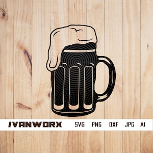 Beer svg | Beer png | Beer T-shirt Design | Beer Cut file | Beer clipart | Beer dxf | Beer Stencil | Beer Mug svg | Beer Mug png | Beer Mug