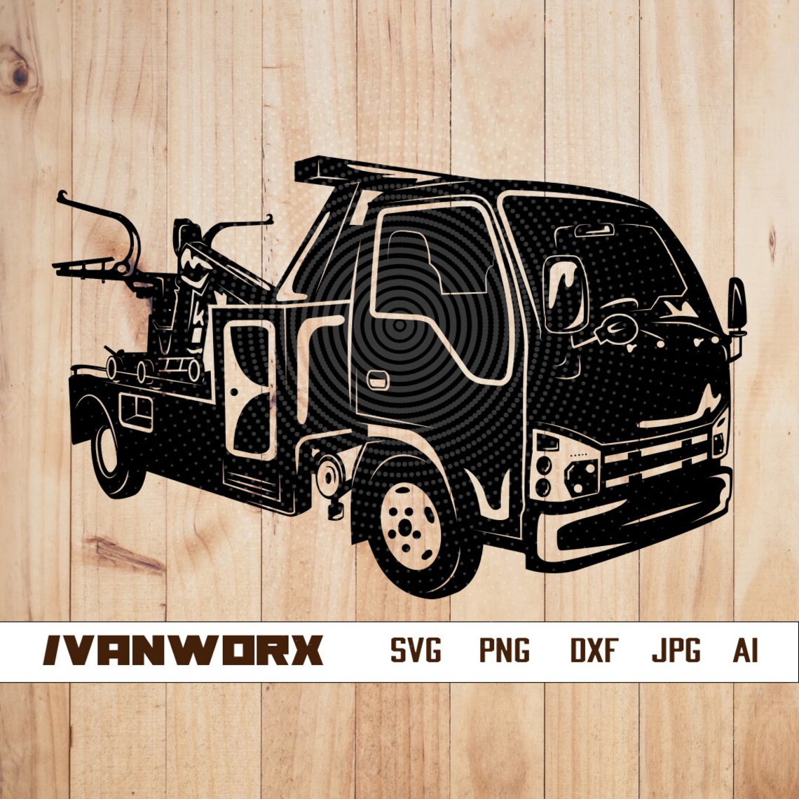 Tow Truck Svg | Tow Truck Png | Tow Truck Clipart | Tow Truck Vector ...