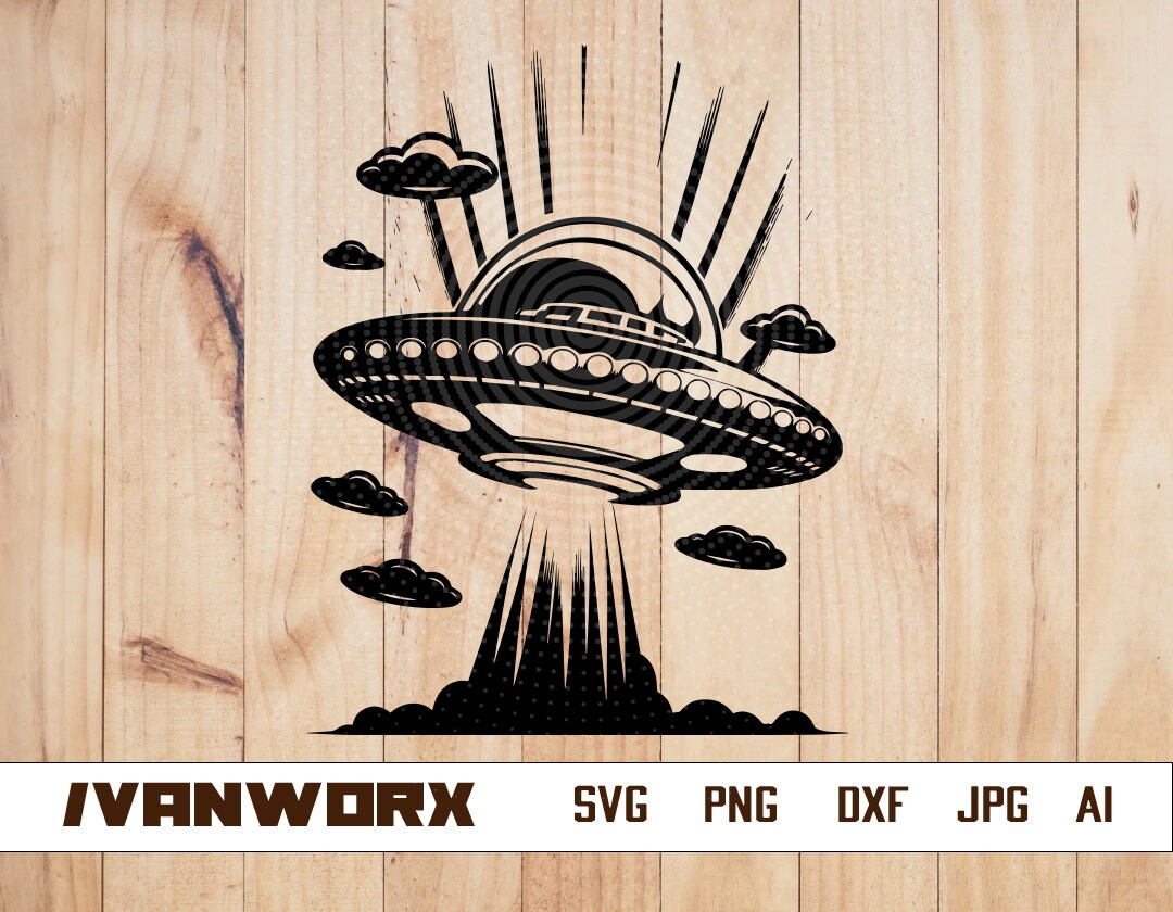UFO Svg| UFO Png | Alien Svg | UFO T-shirt Design | Ufo Cut File ...