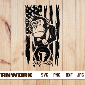 US Cute Monkey Svg | Monkey Svg | Monkey Clipart | Monkey Png | Monkey Head | Monkey Cut Files For Cricut  | Monkey Silhouette | Animals Dxf
