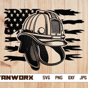 US Firefighter Helmet Svg | Fireman Helmet Clipart | Protective Gear Cut File | Helmet Shield Stencil | Fireman Headgear png | Helmet svg