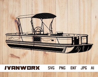 Pontoon Clipart Svg File || Pontoon Boat Svg || Pontoon Svg || Pontoon png || Boat Svg || Pontoon Boat Shirt || Boat Png || Boat Shirt